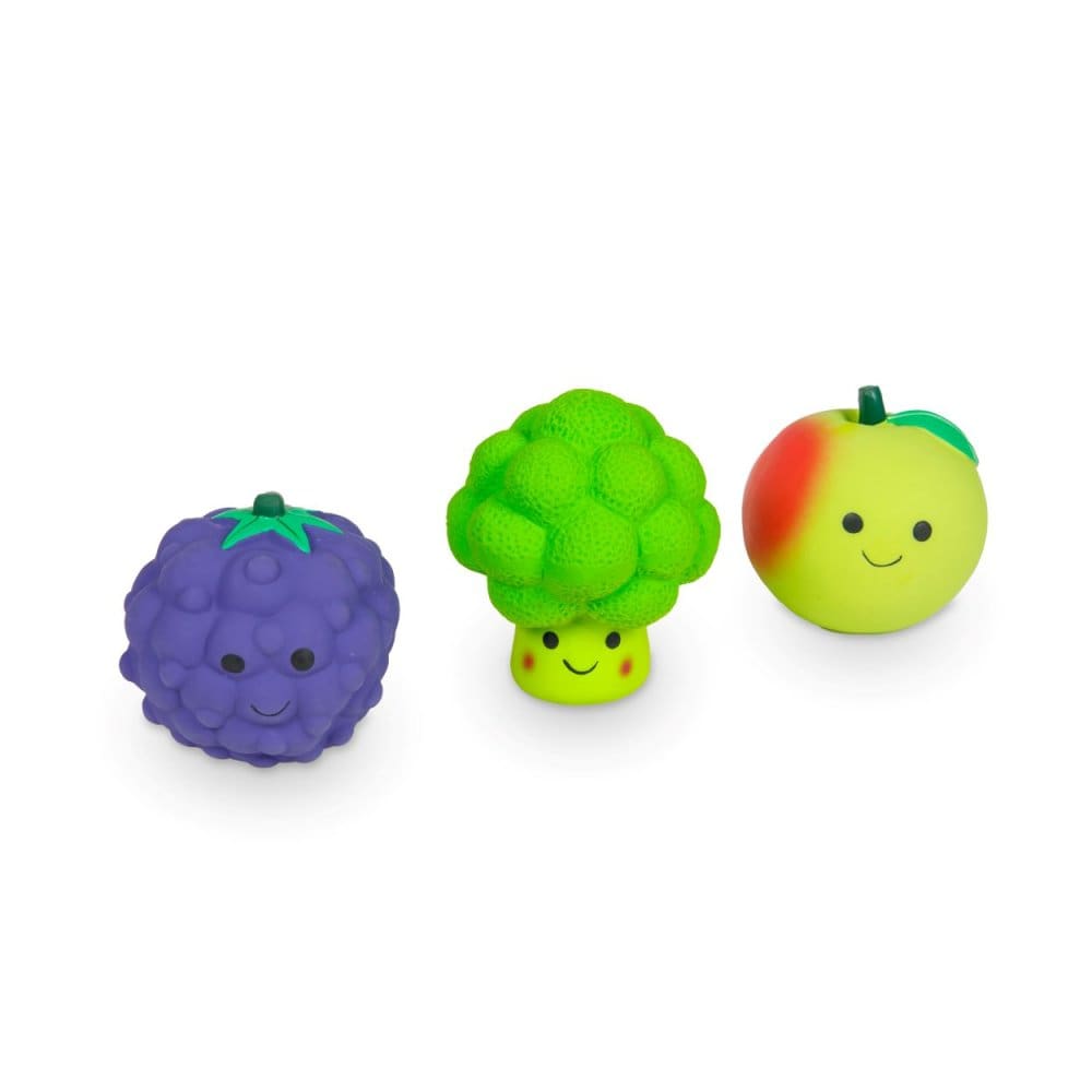 Petface - Foodie Faces Latex Dog Toy (Apple/Blackberry/Broccoli) - One Toy Supplied - Image 3