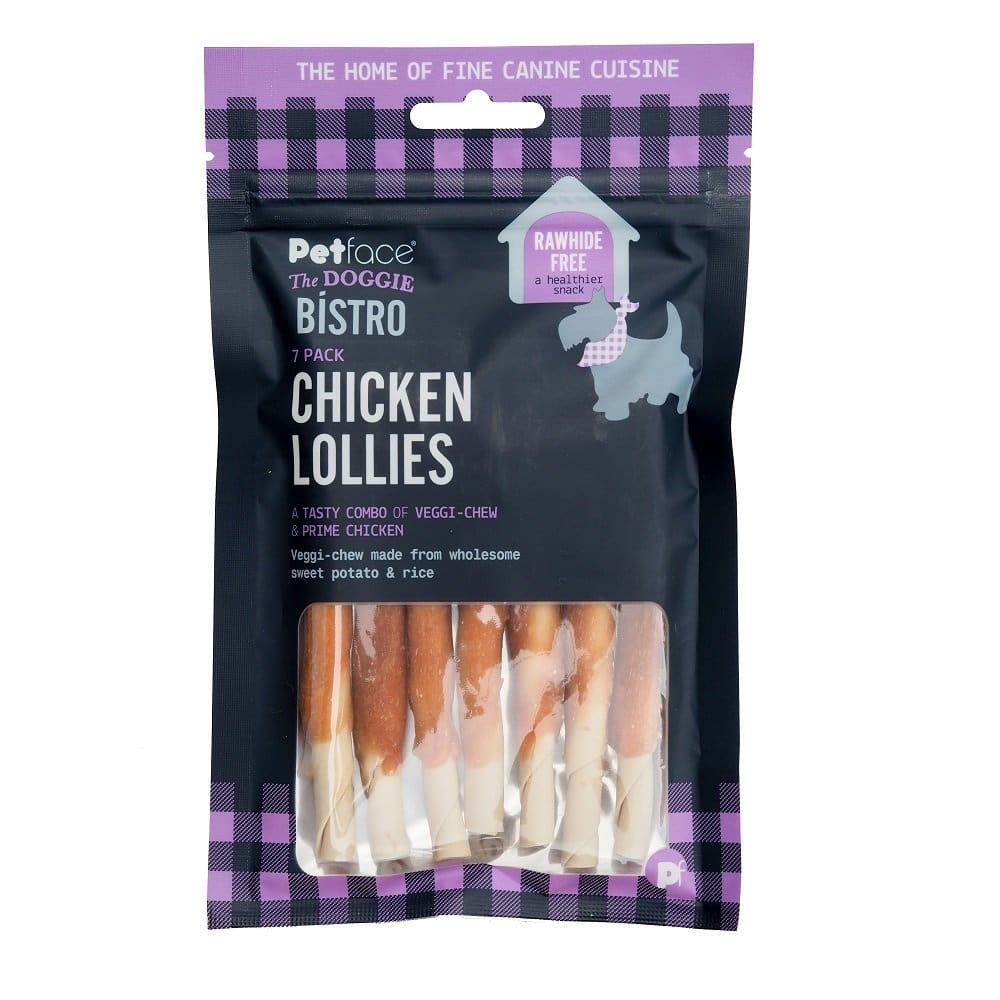 Petface - Doggie Bistro 7-Piece Chicken Lollies Dog Treats - 87.5g